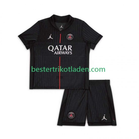 Fußballtrikot Paris Saint-Germain Viertes trikot 2025-2026 Kurzarm für Kinder