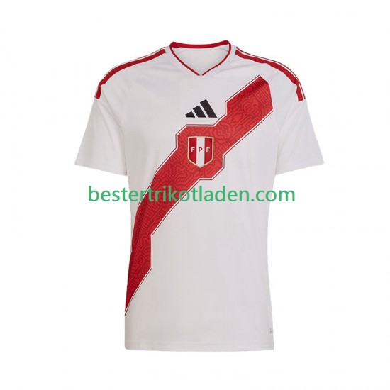 Fußballtrikot Peru Heim Trikot Home 2026 Kurzarm für Herren