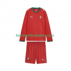 Fußballtrikot Portugal Heim Trikot Home WM 2026 Langarm für Kinder