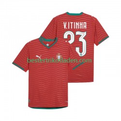 Fußballtrikot Portugal Vitinha 23 Heim Trikot Home WM 2026 Kurzarm für Herren