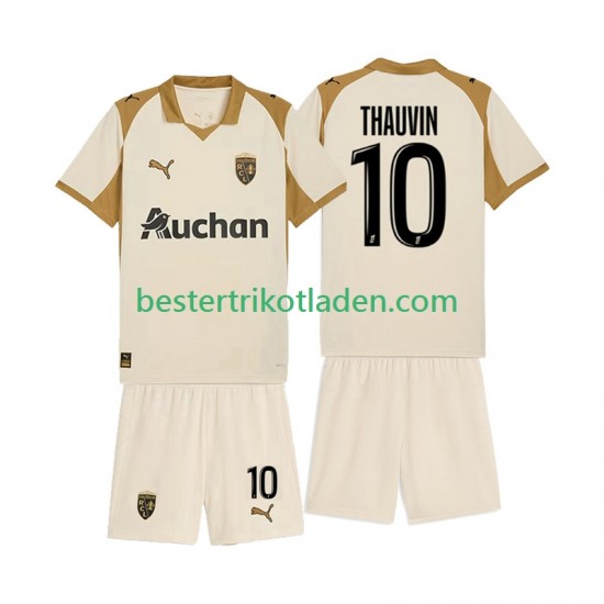 Fußballtrikot RC Lens Florian Thauvin 10 Ausweich Trikot 3rd 2025-2026 Kurzarm für Kinder