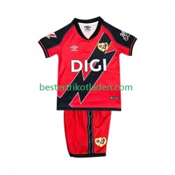 Fußballtrikot Rayo Vallecano Auswärts Trikot Away 2025-2026 Kurzarm für Kinder