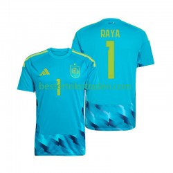 Fußballtrikot Spanien David Raya 1 Torwart Heim Trikot Home WM 2026 Kurzarm für Herren