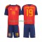 Fußballtrikot Spanien Lamine Yamal 19 Heim Trikot Home WM 2026 Kurzarm für Kinder