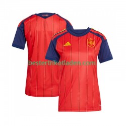Fußballtrikot Spanien Heim Trikot Home WM 2026 Kurzarm für Dame