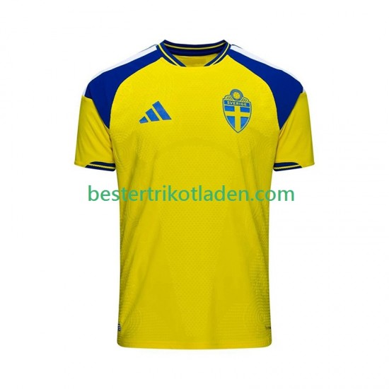 Fußballtrikot Schweden Heim Trikot Home 2026 Kurzarm für Herren