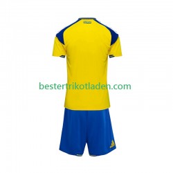 Fußballtrikot Schweden Heim Trikot Home 2026 Kurzarm für Kinder