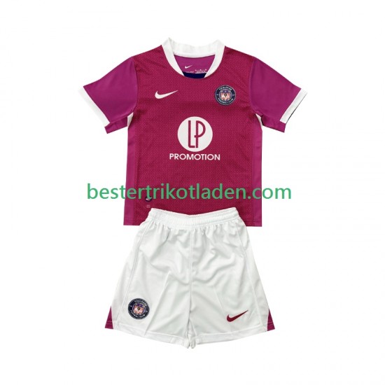 Fußballtrikot Toulouse Auswärts Trikot Away 2025-2026 Kurzarm für Kinder