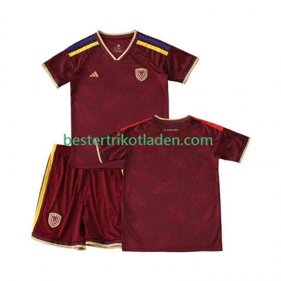 Fußballtrikot Venezuela Heim Trikot Home 2026 Kurzarm für Kinder