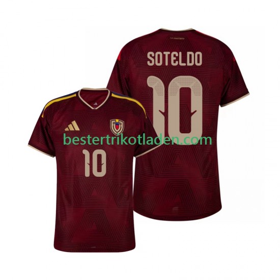 Fußballtrikot Venezuela Yeferson Soteldo 10 Heim Trikot Home 2026 Kurzarm für Herren