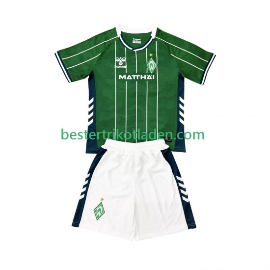 Fußballtrikot Werder Bremen Heim Trikot Home 2025-2026 Kurzarm für Kinder