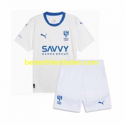 Fußballtrikot Al-Hilal Auswärts Trikot Away 2024-2025 Kurzarm für Kinder