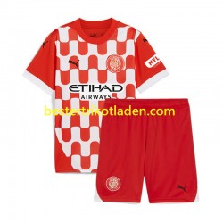 Fußballtrikot Girona Heim Trikot Home 2024-2025 Kurzarm für Kinder