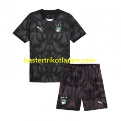 Fußballtrikot Elfenbeinküste Torwart Heim Trikot Home 2025 Kurzarm für Kinder