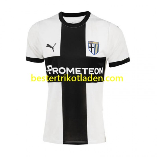 Fußballtrikot Parma Heim Trikot Home 2024-2025 Kurzarm für Herren