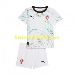 Fußballtrikot Portugal Auswärts Trikot Away 2025 Kurzarm für Kinder