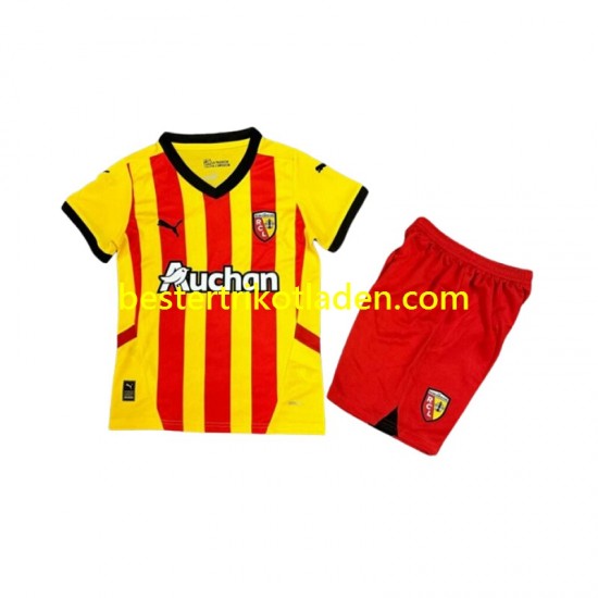 Fußballtrikot RC Lens Heim Trikot Home 2024-2025 Kurzarm für Kinder