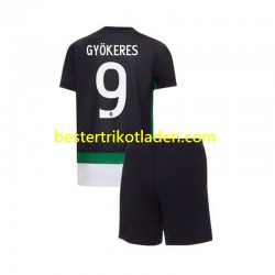 Fußballtrikot Sporting CP Gyokeres 9 Heim Trikot Home 2024-2025 Kurzarm für Kinder