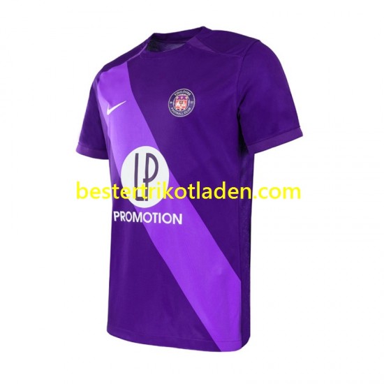 Fußballtrikot Toulouse FC Heim Trikot Home 2024-2025 Kurzarm für Herren