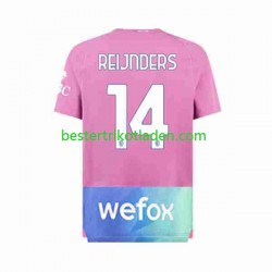 Fußballtrikot AC Mailand Tijjani Reijnders 14 Ausweich Trikot 3rd 2023-2024 Kurzarm für Herren