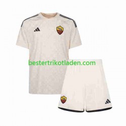 Fußballtrikot AS Rom Auswärts Trikot Away 2023-2024 Kurzarm für Kinder