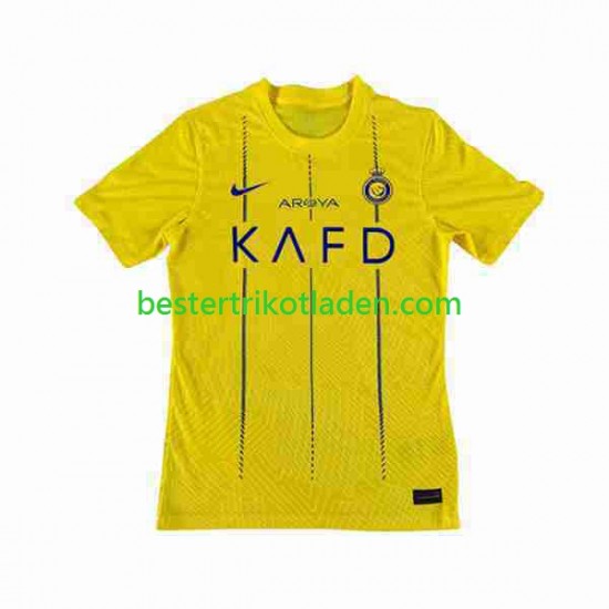 Fußballtrikot Al-Nassr Ronaldo 7 Heim Trikot Home 2023-2024 Kurzarm für Herren