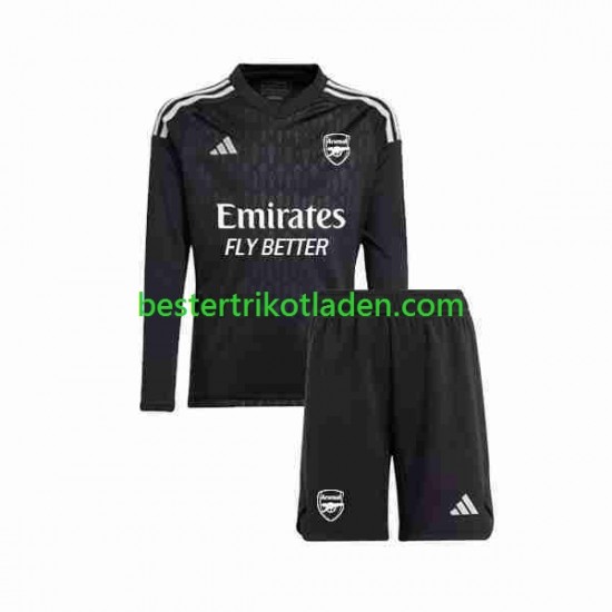 Fußballtrikot Arsenal Torwart Heim Trikot Home 2023-2024 Langarm für Kinder