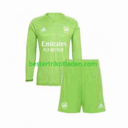 Fußballtrikot Arsenal Torwart Ausweich Trikot 3rd 2023-2024 Langarm für Kinder