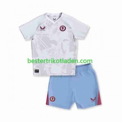 Fußballtrikot Aston Villa Auswärts Trikot Away 2023-2024 Kurzarm für Kinder