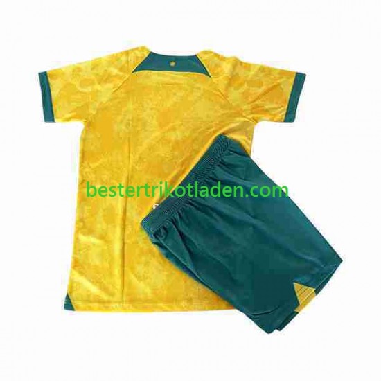 Fußballtrikot Australien Heim Trikot Home 2022 Kurzarm für Kinder