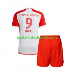 Fußballtrikot FC Bayern München Harry Kane 9 Heim Trikot Home 2023-2024 Kurzarm für Kinder