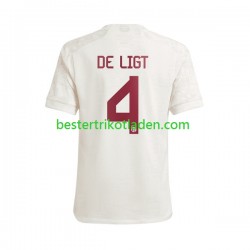 Fußballtrikot FC Bayern München Matthijs de Ligt 4 Ausweich Trikot 3rd 2023-2024 Kurzarm für Herren