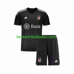Fußballtrikot Besiktas Torwart Heim Trikot Home 2023-2024 Kurzarm für Kinder