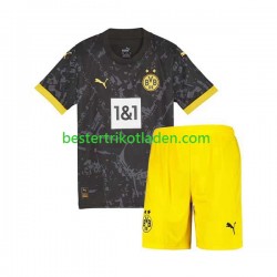 Fußballtrikot Borussia Dortmund Auswärts Trikot Away 2023-2024 Kurzarm für Kinder