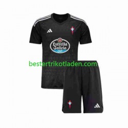 Fußballtrikot Celta de Vigo Torwart Auswärts Trikot Away 2023-2024 Kurzarm für Kinder