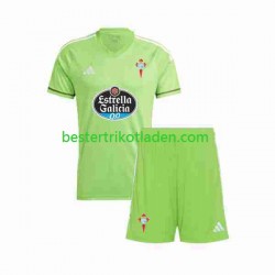 Fußballtrikot Celta de Vigo Torwart Heim Trikot Home 2023-2024 Kurzarm für Kinder