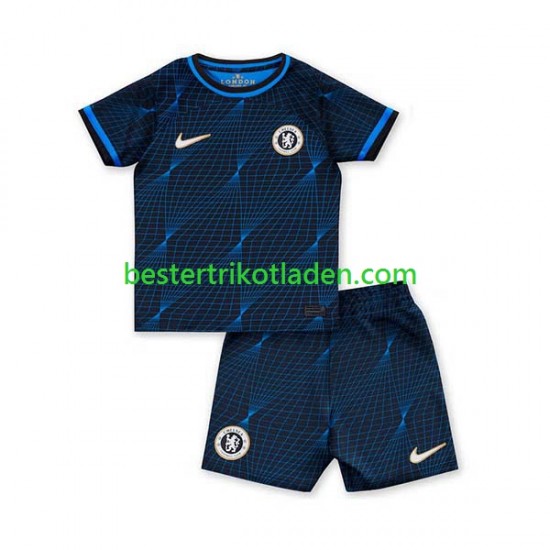 Fußballtrikot Chelsea Auswärts Trikot Away 2023-2024 Kurzarm für Kinder