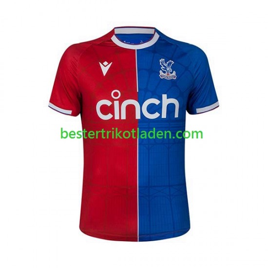 Fußballtrikot Crystal Palace Heim Trikot Home 2023-2024 Kurzarm für Herren