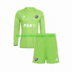 Fußballtrikot Dinamo Zagreb Torwart Heim Trikot Home 2023-2024 Langarm für Kinder