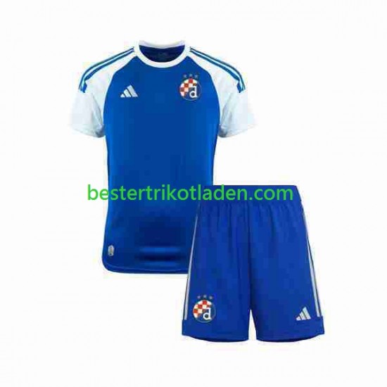 Fußballtrikot Dinamo Zagreb Heim Trikot Home 2023-2024 Kurzarm für Kinder