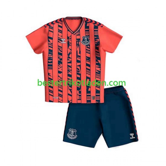 Fußballtrikot Everton Auswärts Trikot Away 2023-2024 Kurzarm für Kinder