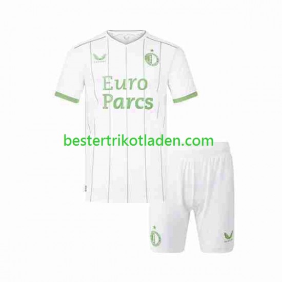 Fußballtrikot Feyenoord Rotterdam Ausweich Trikot 3rd 2023-2024 Kurzarm für Kinder