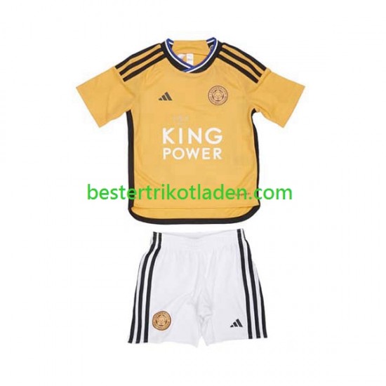 Fußballtrikot Leicester City Ausweich Trikot 3rd 2023-2024 Kurzarm für Kinder