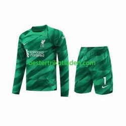 Fußballtrikot Liverpool A.Becker 1 Torwart Heim Trikot Home 2023-2024 Langarm für Kinder