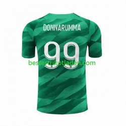 Fußballtrikot Paris Saint-Germain Donnarumma 99 Torwart Heim Trikot Home 2023-2024 Kurzarm für Herren