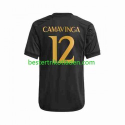 Fußballtrikot Real Madrid Eduardo Camavinga 12 Ausweich Trikot 3rd 2023-2024 Kurzarm für Herren