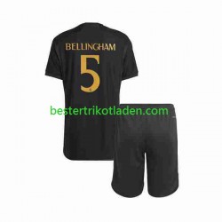 Fußballtrikot Real Madrid Jude Bellingham 5 Ausweich Trikot 3rd 2023-2024 Kurzarm für Kinder