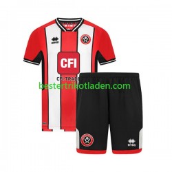Fußballtrikot Sheffield United Heim Trikot Home 2023-2024 Kurzarm für Kinder