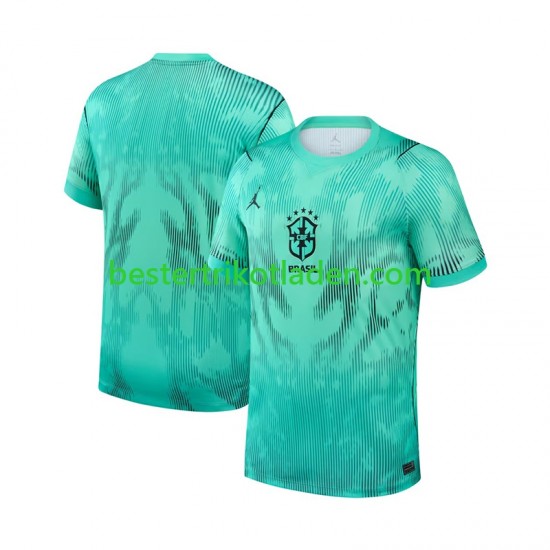 Fußballtrikot Brasilien Torwart Ausweich Trikot 3rd WM 2026 Kurzarm für Herren
