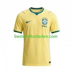 Fußballtrikot Brasilien Heim Trikot Home WM 2026 Kurzarm für Herren